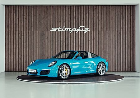 Porsche 991 .2 Targa 4S, PTS Miamiblau, PCCB