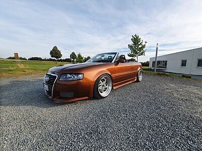 Audi 80 Cabrio Einzelstück Treffen Fahrzeug