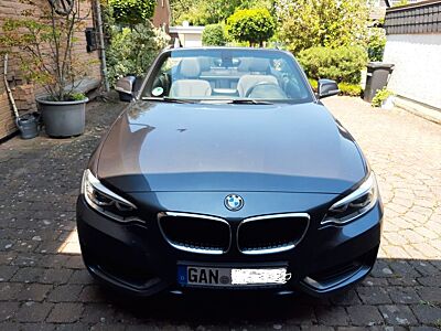 BMW 220d Cabrio - mineralgrau metallic