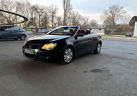 VW Eos Volkswagen 1.6 FSI Standard Cabrio VOLLLEDER TÜV