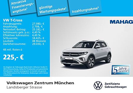 VW T-Cross Volkswagen 1.5 TSI Style ACC IQ.LIGHT Navi Rear Vie