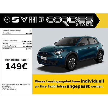 Fiat 600 leasen