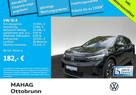 VW ID.4 Volkswagen Pro MOVE CCS Wärmepumpe LED Navi RearView P