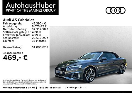 Audi A5 Cabrio S line 45 TFSI quattro Kopfraumheiz.