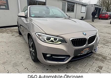 BMW 220i Cabrio Sport Line Leder Navi Bi-Xenon