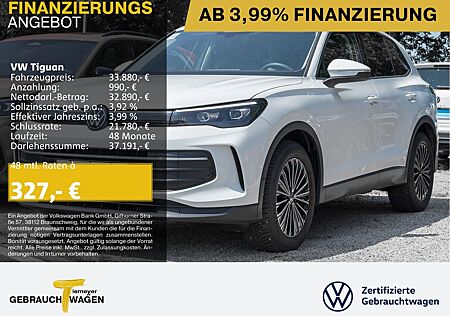 VW Tiguan Volkswagen 1.5 eTSI DSG LIFE LM18 LED+ AHK KAMERA