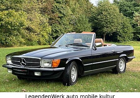 Mercedes-Benz SL 500 500 SL R107 Dt. EZ MB S-Heft KLIMA Leder DATTEL