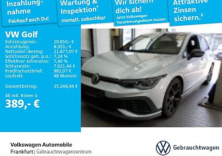 VW Golf Volkswagen VIII 2.0 TSI DSG GTI Clubsport Navi IQ.Ligh