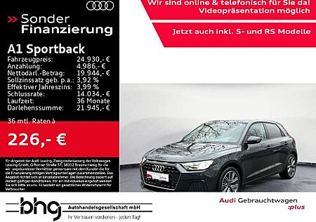 Audi A1 Sportback 25 TFSI advanced LED/MMI/Interface/