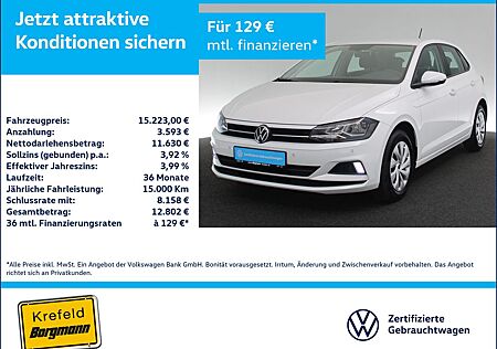 VW Polo Volkswagen 1.0 Comfortline SITZHEIZUNG PDC KLIMA