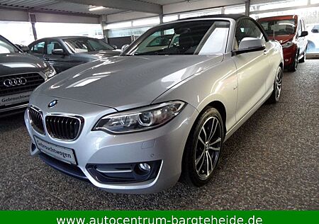 BMW 218 i Cabrio Aut. Sport Line NAVI+XENON
