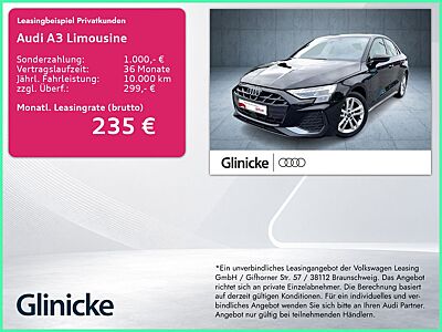Audi A3 Limousine S line TFSI S tr AHK/LED/Nav/ACC/Ka