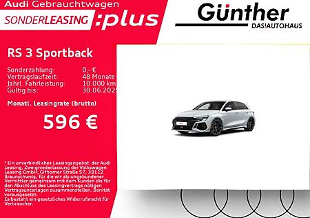 Audi RS3 RS 3 Sportback +WINTERRÄDER+SPORTABGAS+HEAD UP+