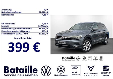 VW Tiguan Allspace Volkswagen 2.0 TDI 4M Highline 7-Sitze AHK