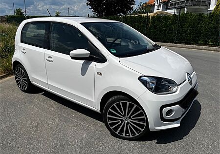 VW Up Volkswagen ! 1.0 55kW high in Candy weiß