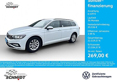 VW Passat Variant Volkswagen 2.0 TDI Business DSG NAVI RFK ACC