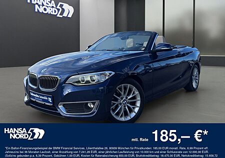 BMW 220i Cabrio LUXURY LINE XENON NAVI KAMERA 17"
