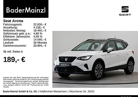 Seat Arona 1.0 TSI DSG Style Navi SHZ PDC LED