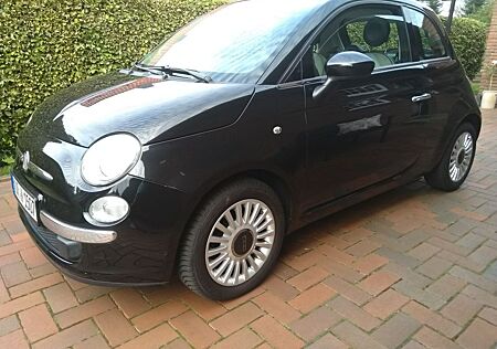 Fiat 500 Sondermodell + schwarz + Panoramadach +
