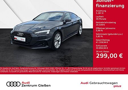 Audi A5 Sportback 40 TDI advanced black MATRIX PANO