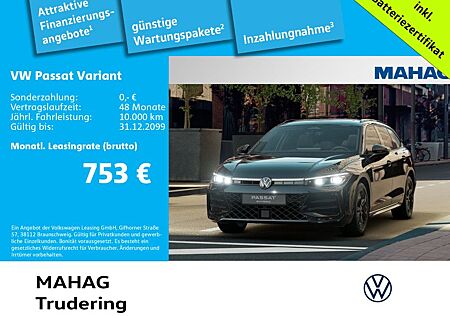 VW Passat Variant Volkswagen 1.5 eHybrid R-Line BlackStyle AHK