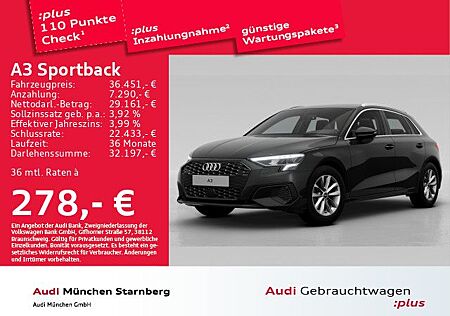 Audi A3 Sportback 35 TFSI S tronic R-Kamera Navi+ AHK