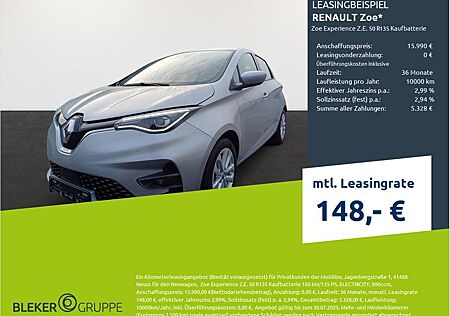 Renault ZOE Experience Z.E. 50 R135 Kaufbatterie