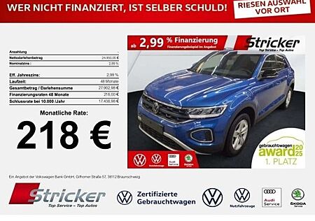 VW T-Roc Volkswagen Goal 2.0TDI 218,-ohne Anzahlung Travel App