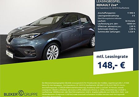 Renault ZOE Experience Z.E. 50 R135 Kaufbatterie