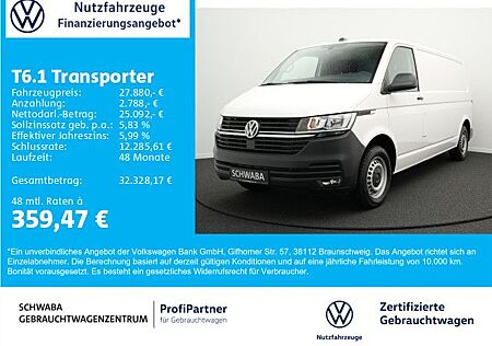 VW T6 Transporter Volkswagen T6.1 Transporter Kasten LR 2.0 TDI StdHz*8-fach