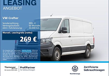 VW Crafter Volkswagen 35 Kasten MR 3-SITZE KAMERA 270°TÜREN