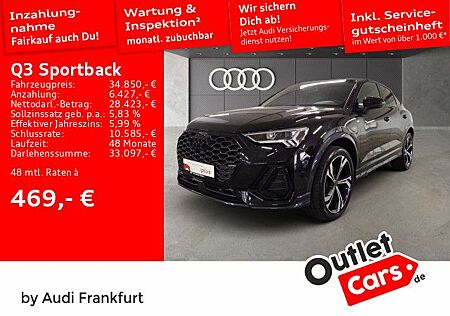 Audi Q3 Sportback 45 TFSI e S tronic S line LED Navi