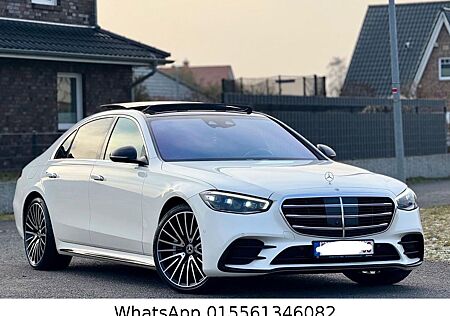Mercedes-Benz S 350 S-350CDI-AMG-Line-lang-Chauffeur-Pano-LED-Voll