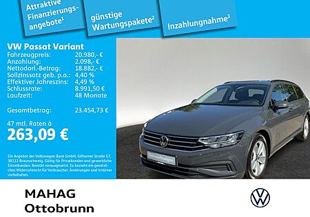 VW Passat Variant Volkswagen 2.0 TDI AHK NAvi LED Kamera 6-Gan