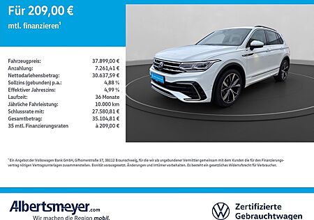 VW Tiguan Volkswagen 1.5 TSI R-Line +DSG+MATRIX+NAVI+KLIMA+LM+