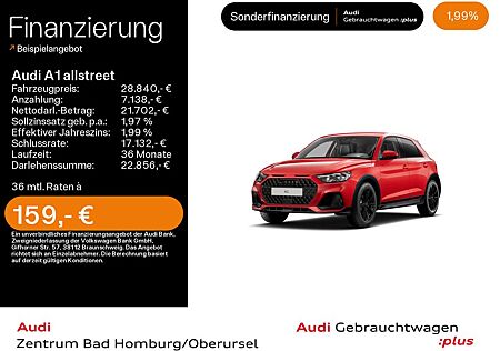 Audi A1 allstreet 30 TFSI S line*Navi*LED*Alu*PDC*Vir