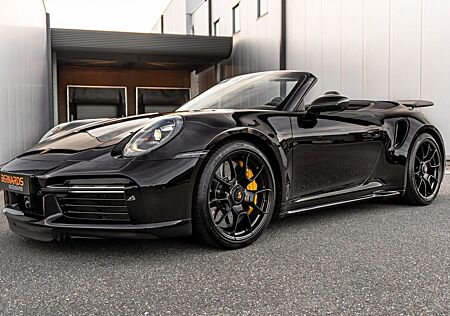 Porsche 992 911 Turbo S Cabriolet - Deep Black Metallic