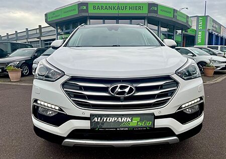 Hyundai Santa Fe blue Premium 4WD-NAVI-LEDER-XENON-AUTOM