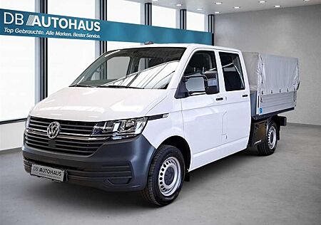 VW T6 Transporter Volkswagen T6 Doka Pritsche 2.0 TDI 4MOTION Plane & Spiegel