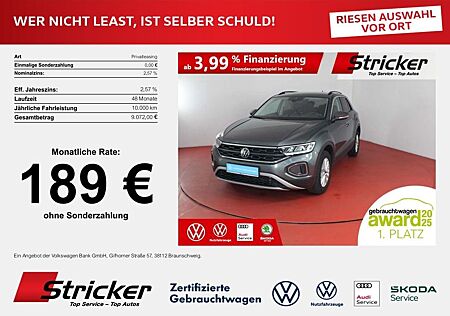 VW T-Roc Volkswagen Life 1.0TSI 189,-ohne Anzahlung Navi App-C