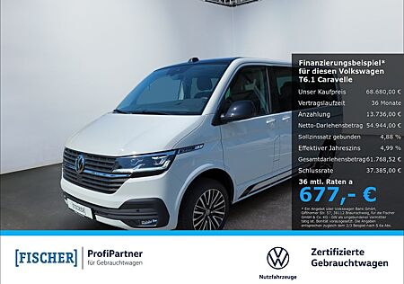 VW T6 Caravelle Volkswagen T6.1 Caravelle 2.0TDI DSG Edition LED AHK Navi S