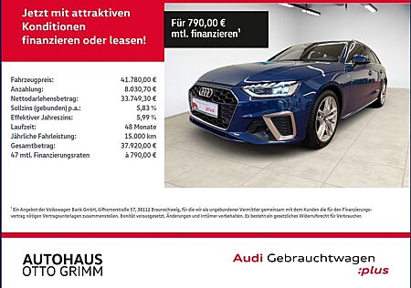 Audi A4 Avant 35 TFSI S line KLIMA LED NAVI LEDER