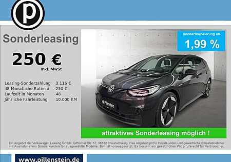VW ID.3 Volkswagen PRO PERF TECH NAVI+AHK+WÄRMEPU+KAM+20"