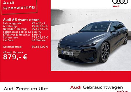 Audi A6 e-tron A6 Avant e-tron performance S-Line edition one