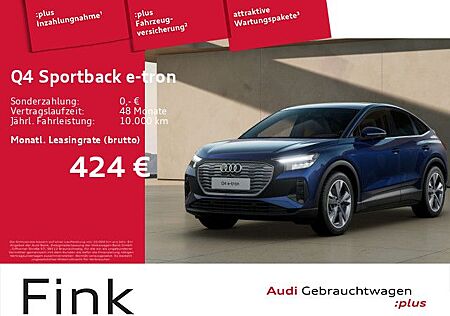 Audi Q4 e-tron gebraucht kaufen Audi Q4 e-tron Q4 Sportback 45 e-tron Navi Kamera AHK