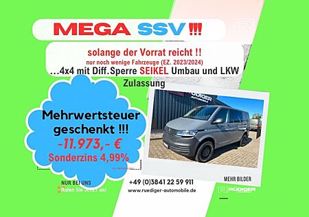 VW T6 Transporter Volkswagen T6.1 Transporter 4 Motion*Rockton*Seikel*LED*