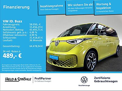 Volkswagen ID.Buzz Pro LR PANO AHK 7SI HuD MATRIX 360°KAM