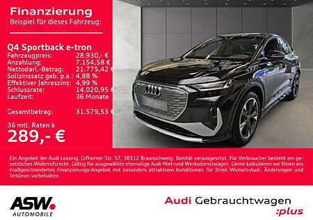 Audi Q4 e-tron Q4 Sportback 40 e-tron S line Navi Matrix ACC VC