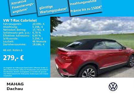 VW T-Roc Volkswagen Cabriolet 1.0 TSI Active Navi BlindSpot Ap