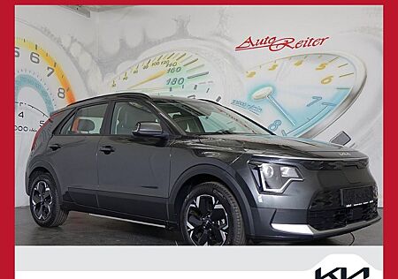 Kia Niro e- 64 kWh SILBER Aut. *TEILLEDER, NAVI, ACC*